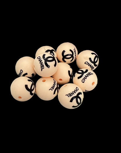 (1)PC- Choose Your Design, Colors, Round Silicone Beads image 8