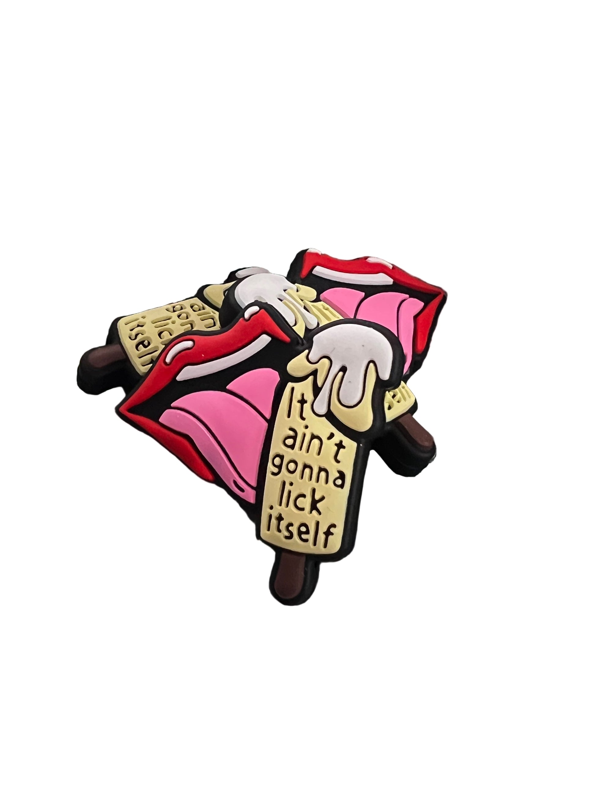 (1)PC- Dirty Adult- It Ain't Gunna Lick Itself Focal Bead image 0