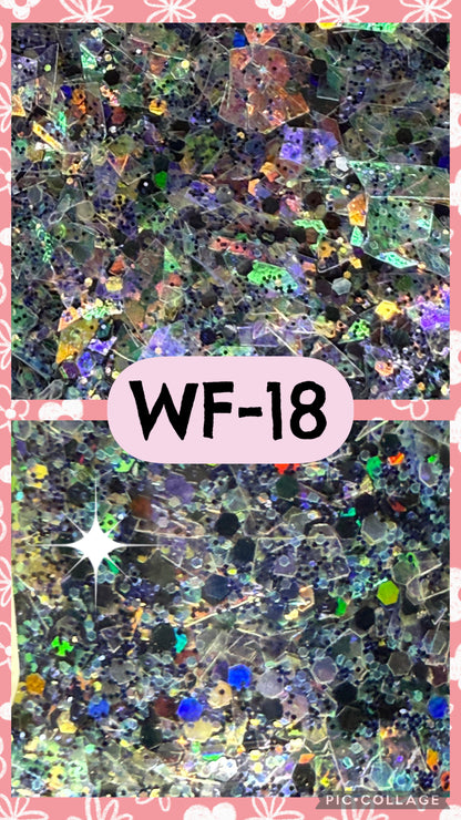 WF1-WF21 GLITTER COLORS