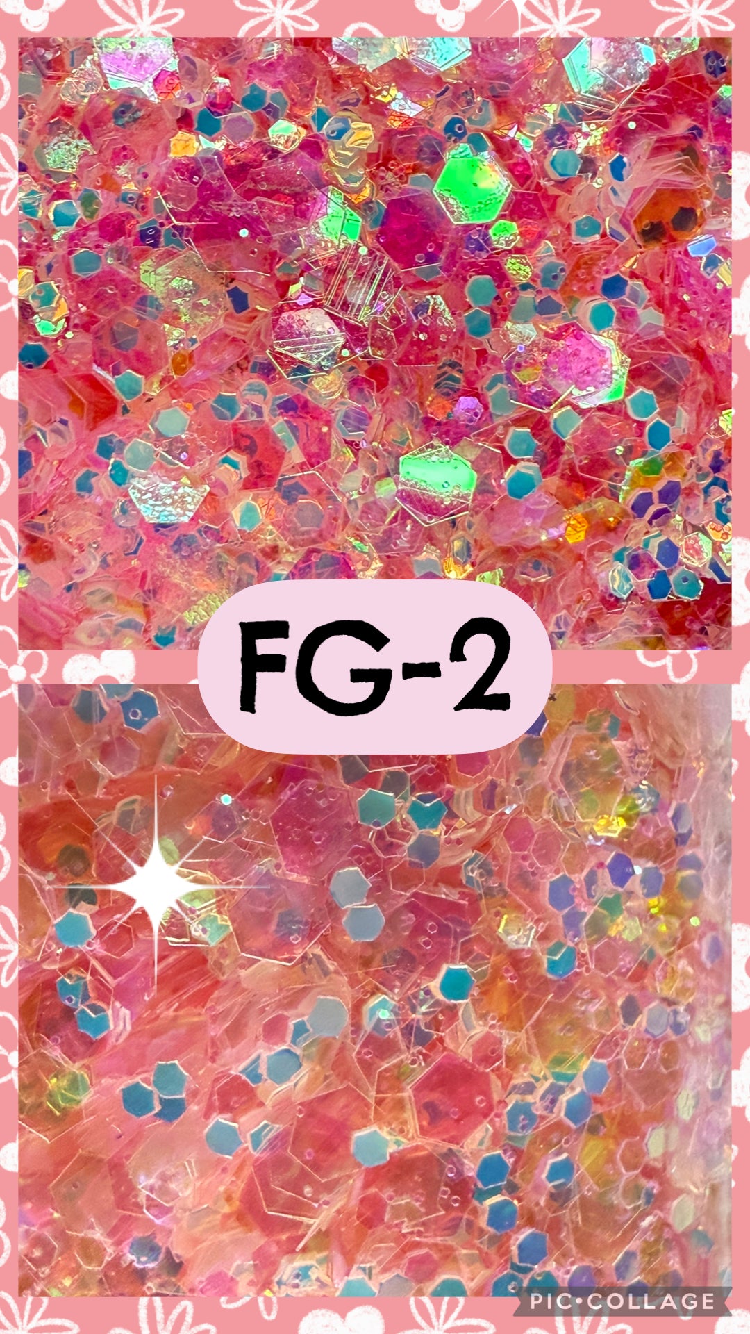 FG2-FG14 GLITTER COLORS