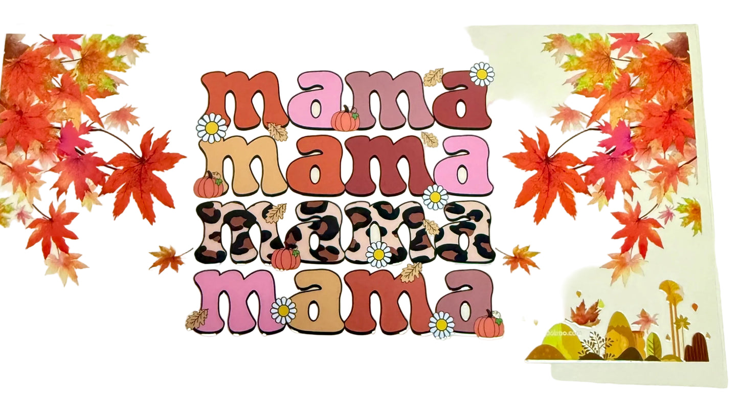 C272- (1PC) MAMA 16OZ UV DTF Transfer Wrap/Sticker for Cup/Tumbler