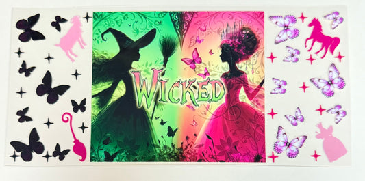C503- (1PC) WICKED 16OZ UV DTF Transfer Wrap/Sticker for Cup/Tumbler