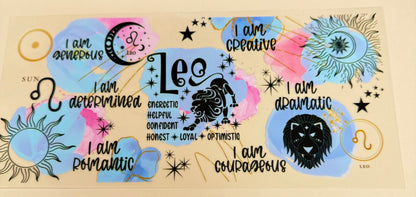 C421- HOROSCOPE- (1PC) 16OZ UV DTF Transfer Wrap/Sticker for Cup/Tumbler