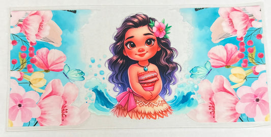 C607- (1PC) PRINCESS 16OZ UV DTF Transfer Wrap/Sticker for Cup/Tumbler