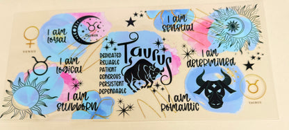 C421- HOROSCOPE- (1PC) 16OZ UV DTF Transfer Wrap/Sticker for Cup/Tumbler