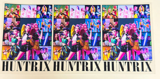 C512- (1PC) HUNTRIX 16OZ UV DTF Transfer Wrap/Sticker for Cup/Tumbler