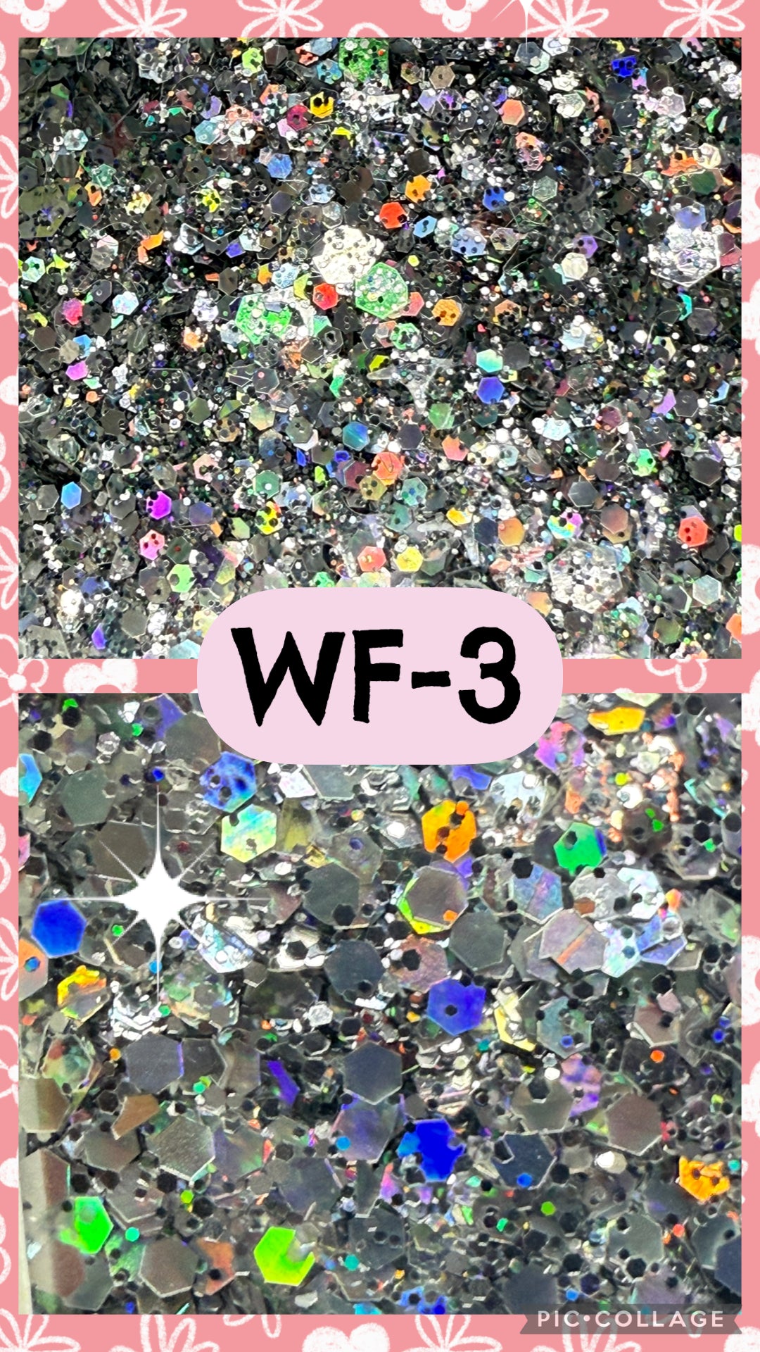 WF1-WF21 GLITTER COLORS