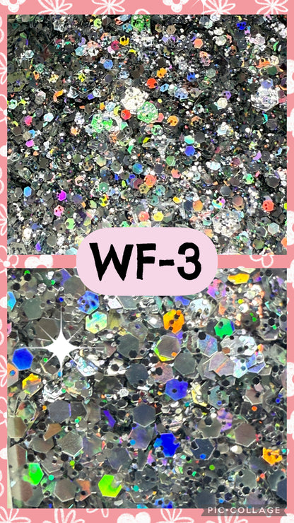 WF1-WF21 GLITTER COLORS