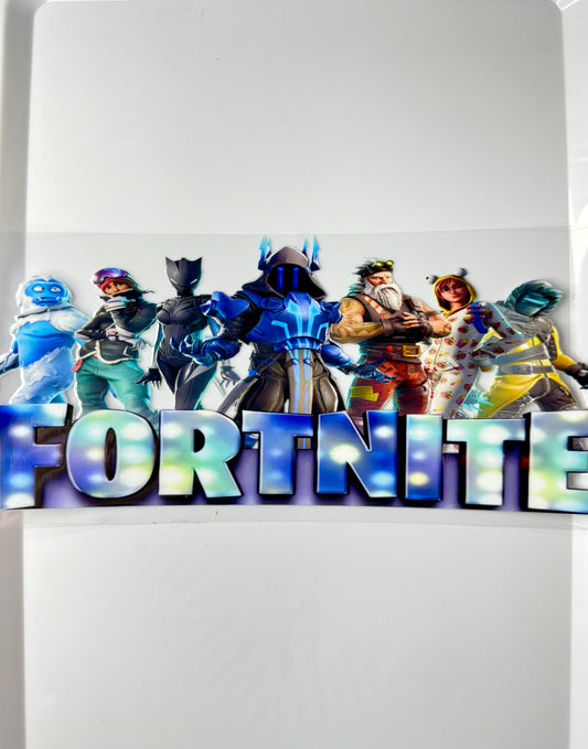 C6- FORTNITE Characters 16OZ UV DTF Transfer Wrap/Sticker for Cup/Tumbler