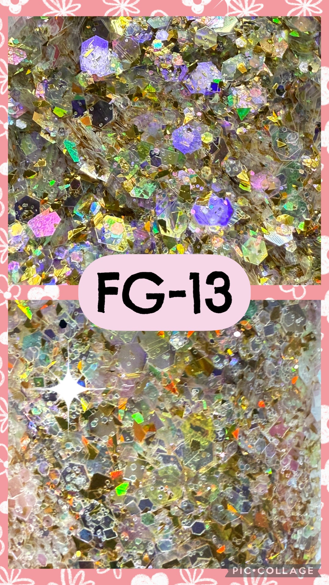 FG2-FG14 GLITTER COLORS