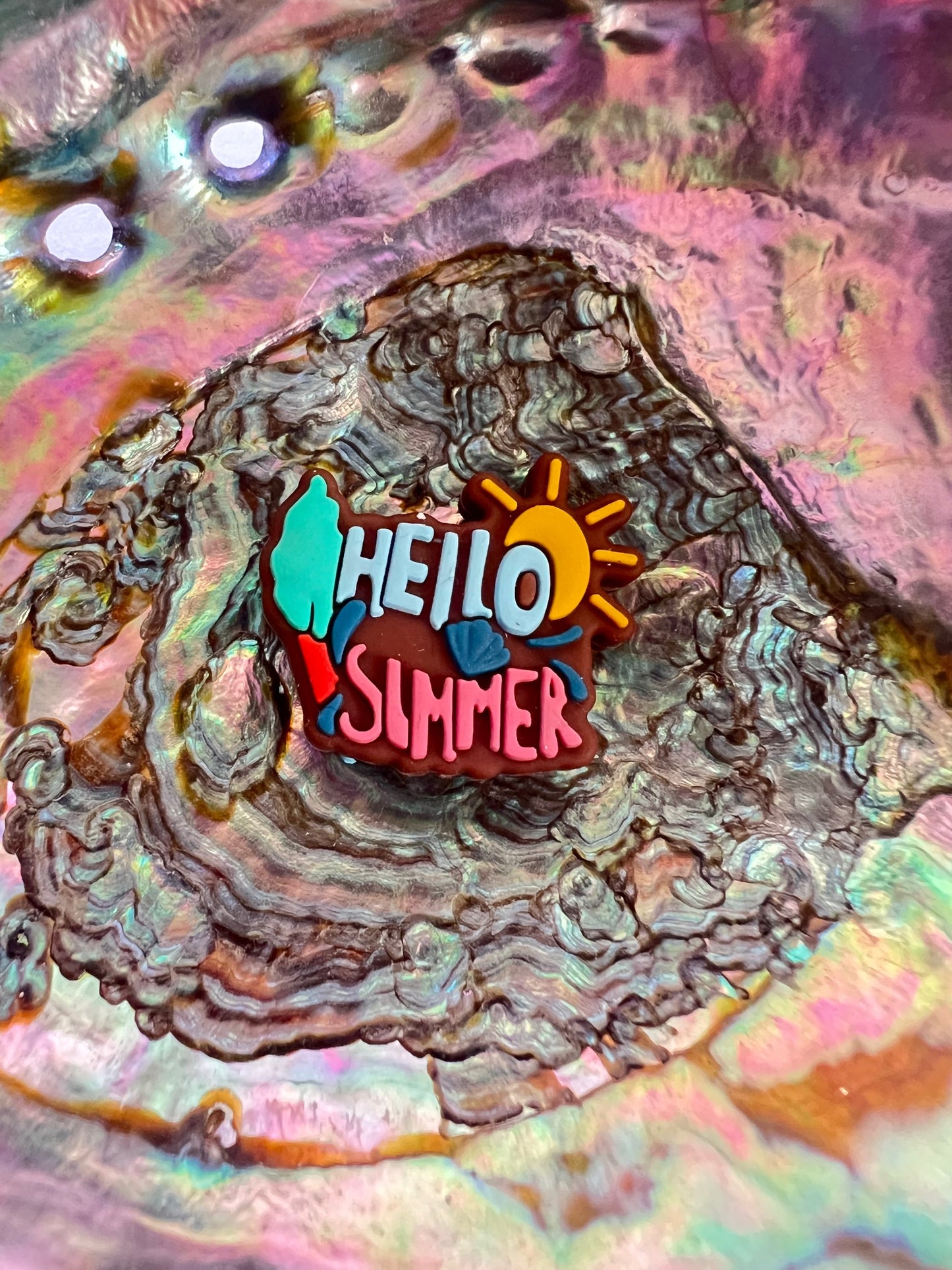 (1)PC- Choose your own SUMMER related Sandal/Surf Board/shell Focal Bead image 5