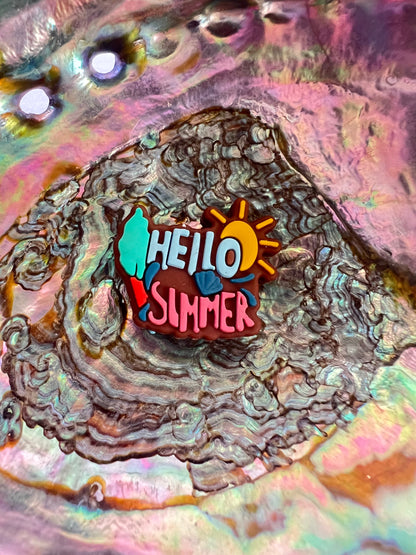 (1)PC- Choose your own SUMMER related Sandal/Surf Board/shell Focal Bead image 5