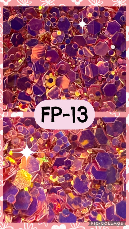FP1-FP38 GLITTER COLORS