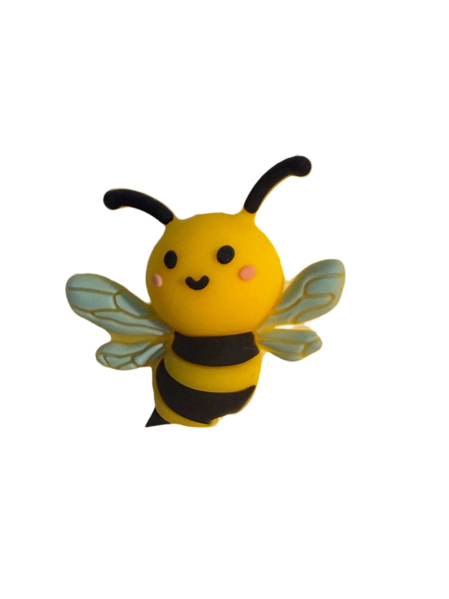 F/A40- (1)PC 1.1" 3D Flying Bee Focal Bead for DIY Keychains, Wristlets, Cup Charms, Car Charms ETC