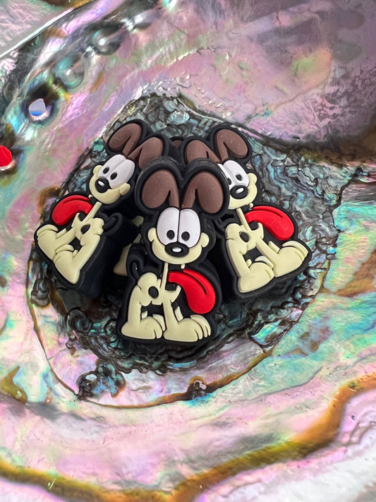 (1)PC-  Odie The Dog Focal Bead image 0