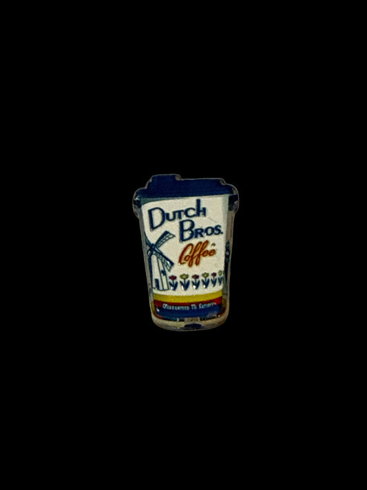 F/ACR33- (1)PC 1" Dutch Bros COFFEE Acrylic Focal Bead for DIY Pens, Keychains, Wristlets, Cup Charms, Car Charms ETC