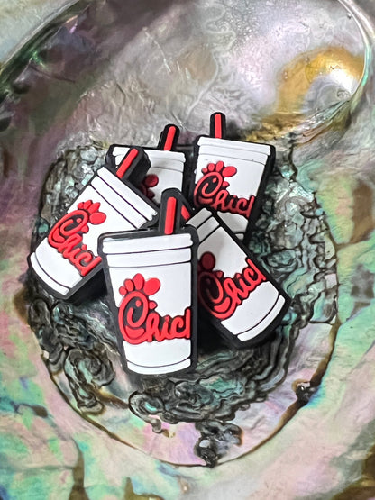 (1)PC- Choose Your Chik-fil-a Drink or Chik Focal Bead image 1