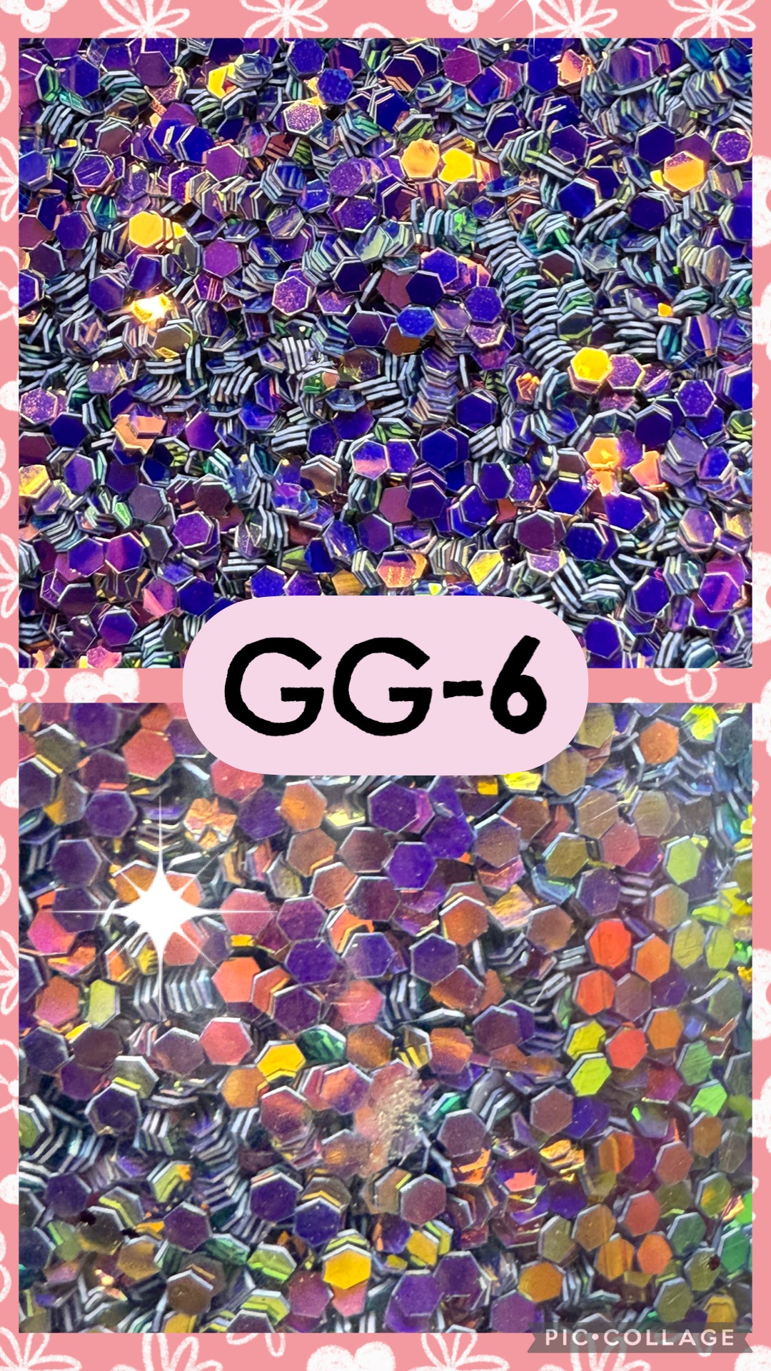 GG1-GG12 GLITTER COLORS