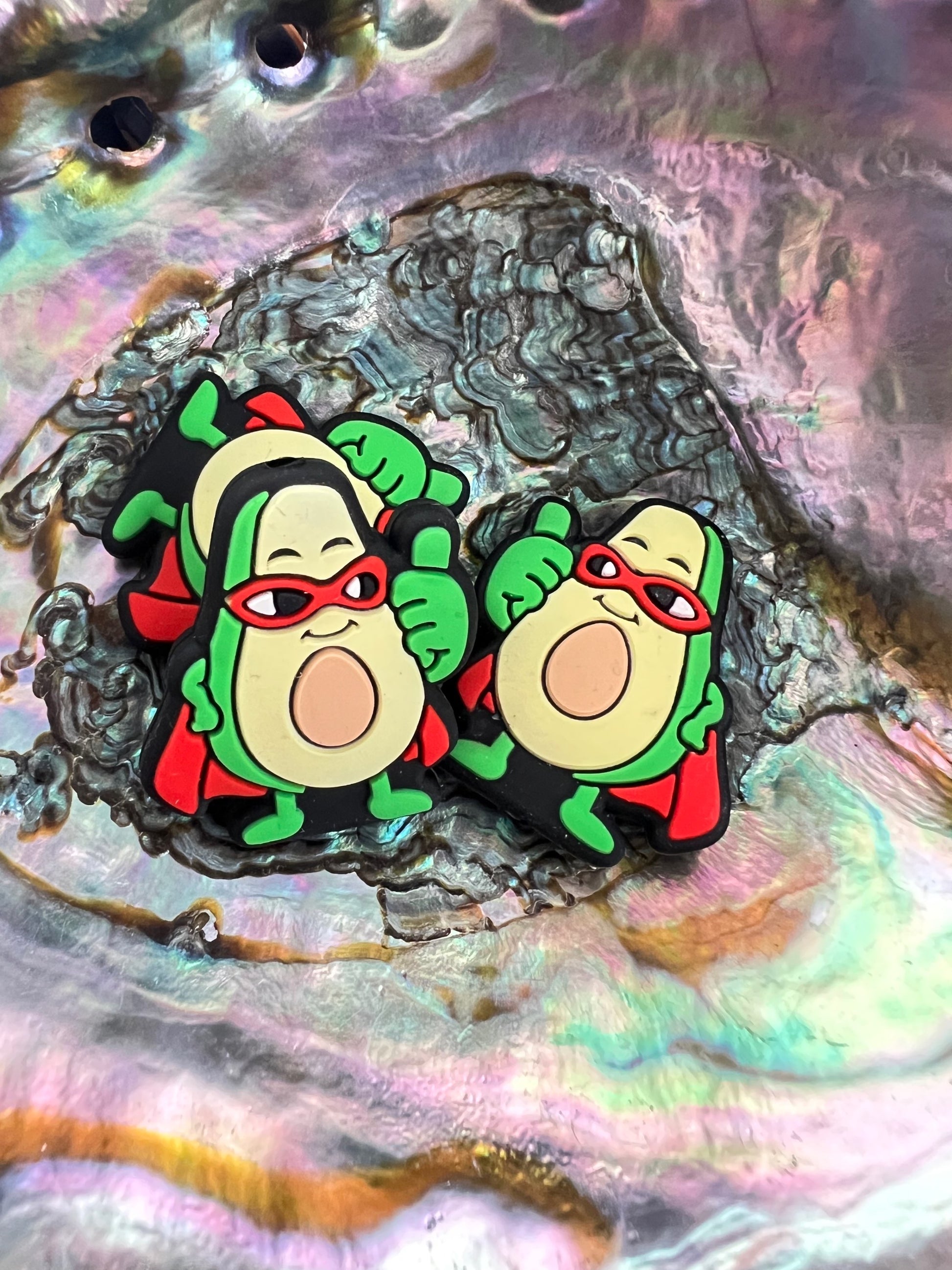 (1)PC- Choose Your Superhero Vegetable/Fruit Focal Bead image 1