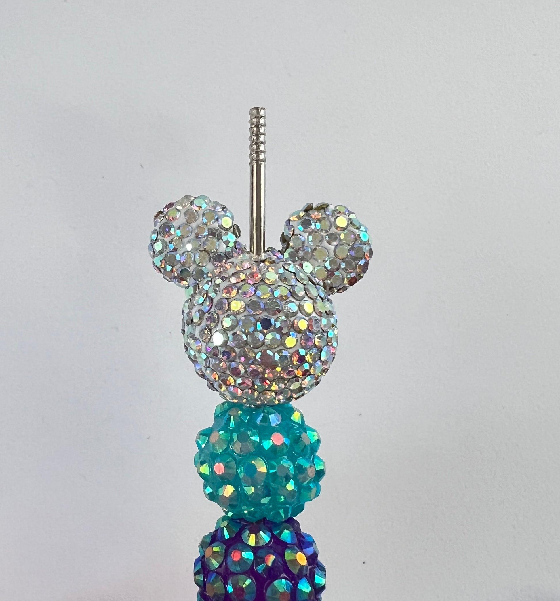 (1)PC- Choose your color-25mm 3D Mouse Head High Quality Rhinestone Bead image 2