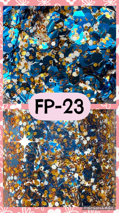 FP1-FP38 GLITTER COLORS