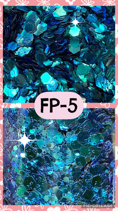 FP1-FP38 GLITTER COLORS