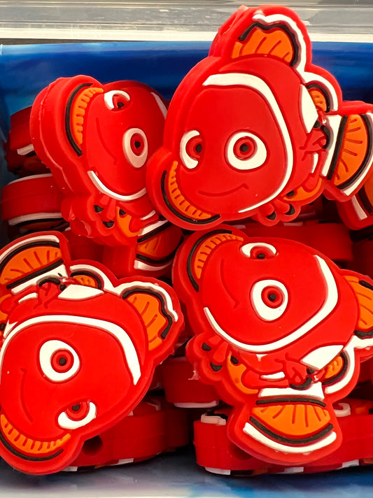 (1)PC- Nemo The Clown Fish Focal Bead image 0