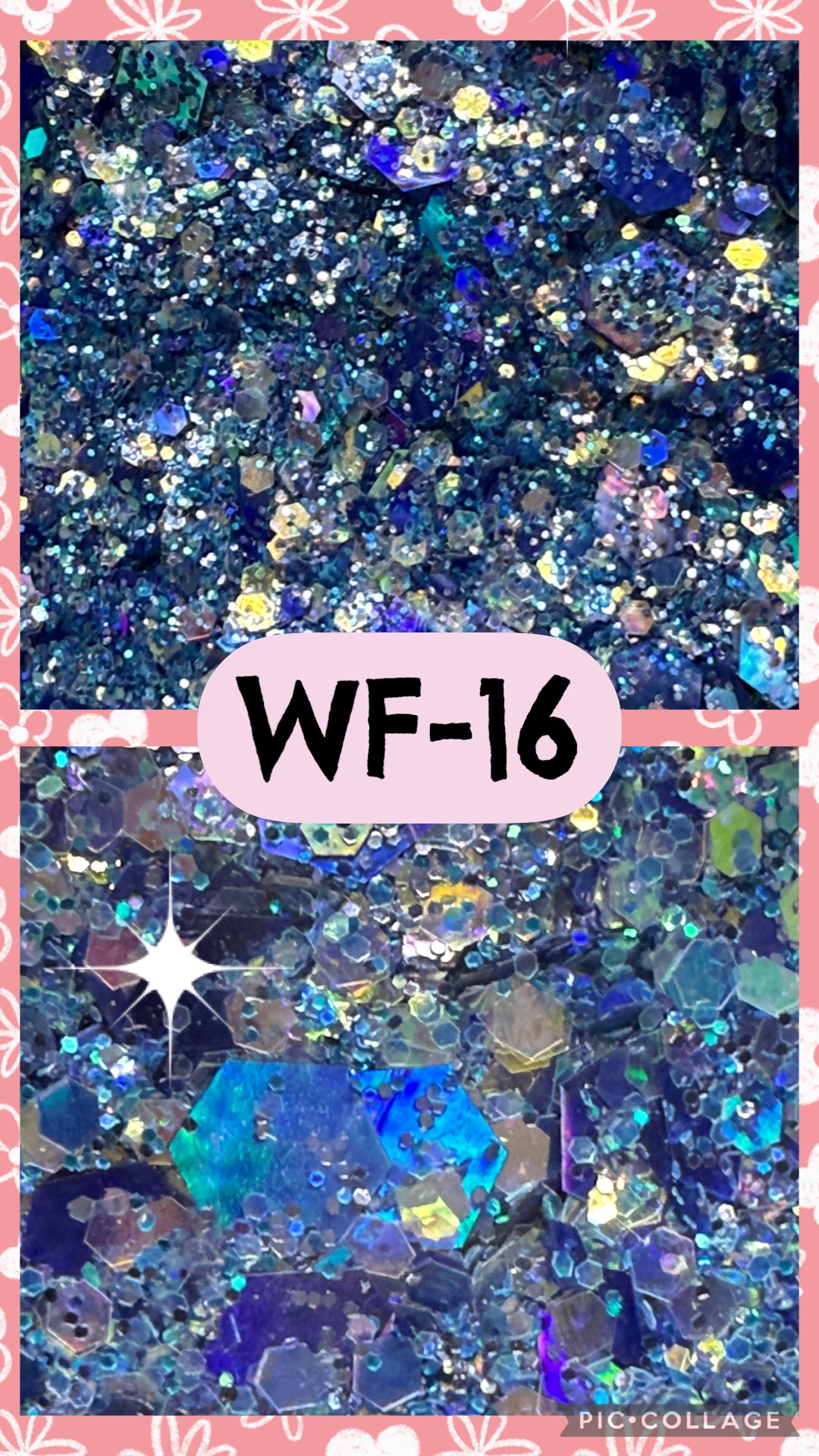 WF1-WF21 GLITTER COLORS