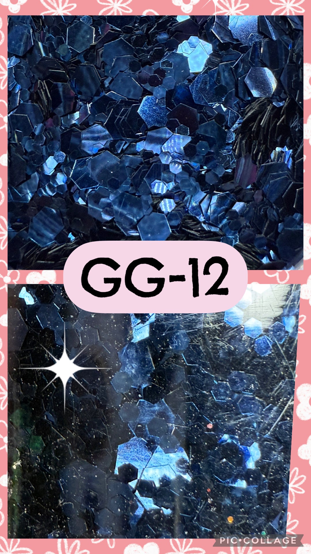 GG1-GG12 GLITTER COLORS