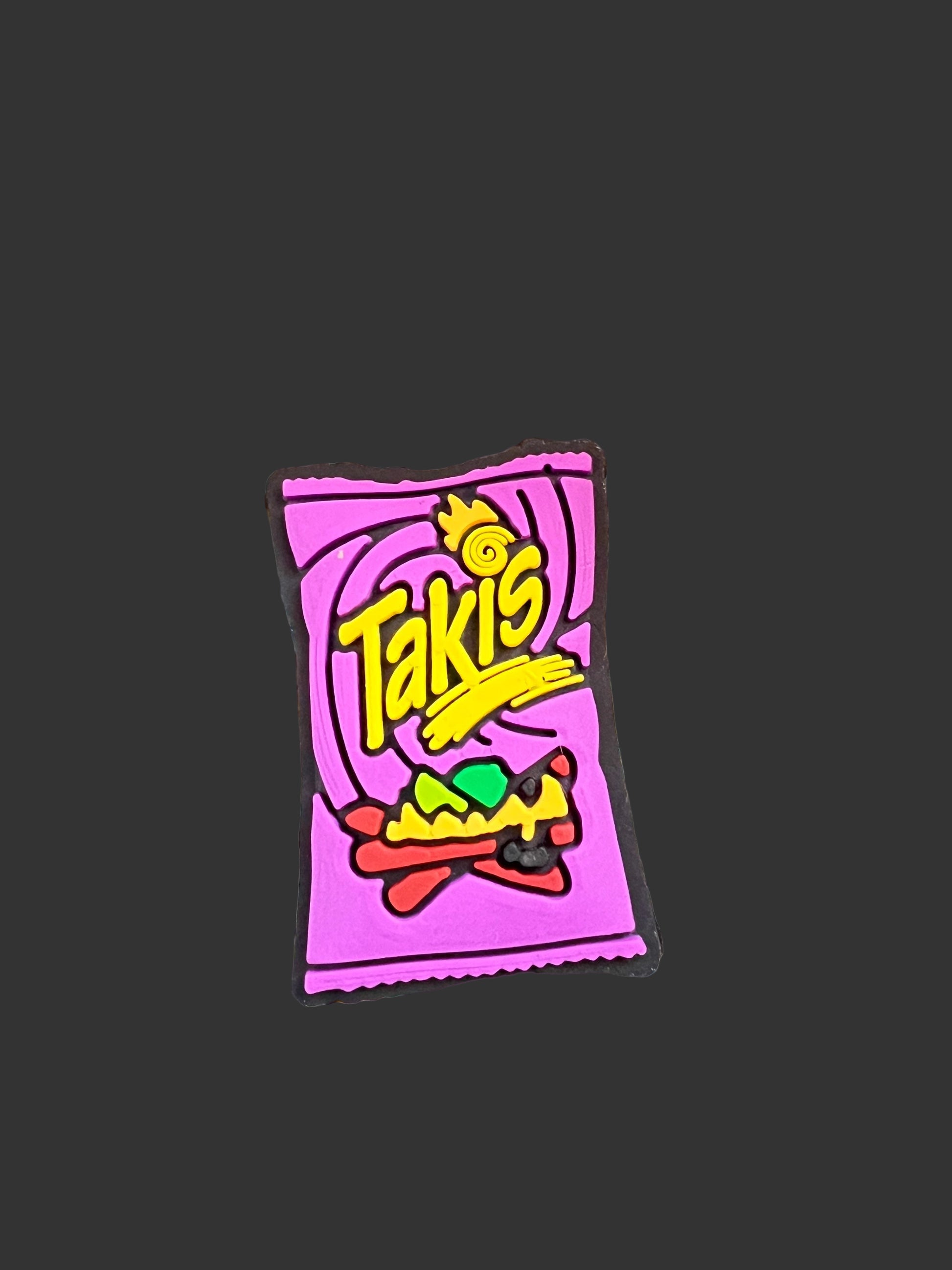 (1)PC- Rectangle Shaped- TAKIS Chips Focal Bead image 0