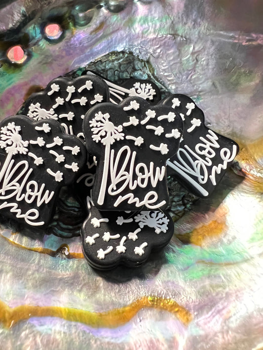 (1)PC-BLOW ME Dandelion Focal Bead image 0
