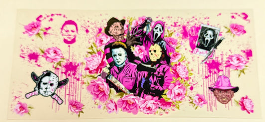 C424- (1PC) HALLOWEEN 16OZ UV DTF Transfer Wrap/Sticker for Cup/Tumbler