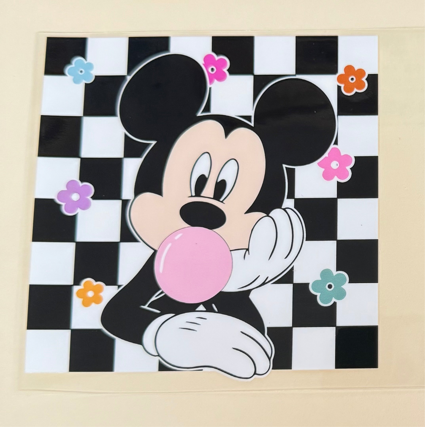 C376- (1PC) MICKEY16OZ UV DTF Transfer Wrap/Sticker for Cup/Tumbler
