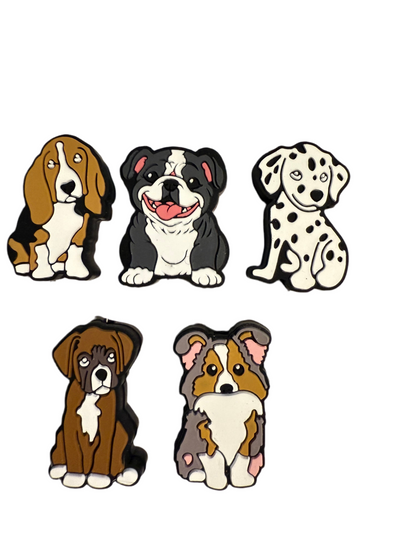 F/A27- (1)PC 1.1" Choose your Breed/Dog Focal Bead for DIY Keychains, Wristlets, Cup Charms, Car Charms ETC