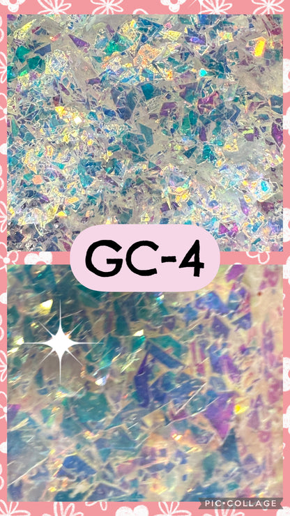 GC3-GC34 GLITTER COLORS