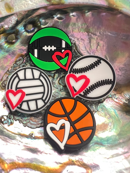 (1)PC- Choose your SPORTS BALL Focal Bead image 0