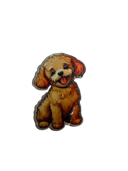 F/ACR79- (1)PC 1" CHOOSE YOUR DOG Acrylic Focal Bead for DIY Pens, Keychains, Wristlets, Cup Charms, Car Charms ETC