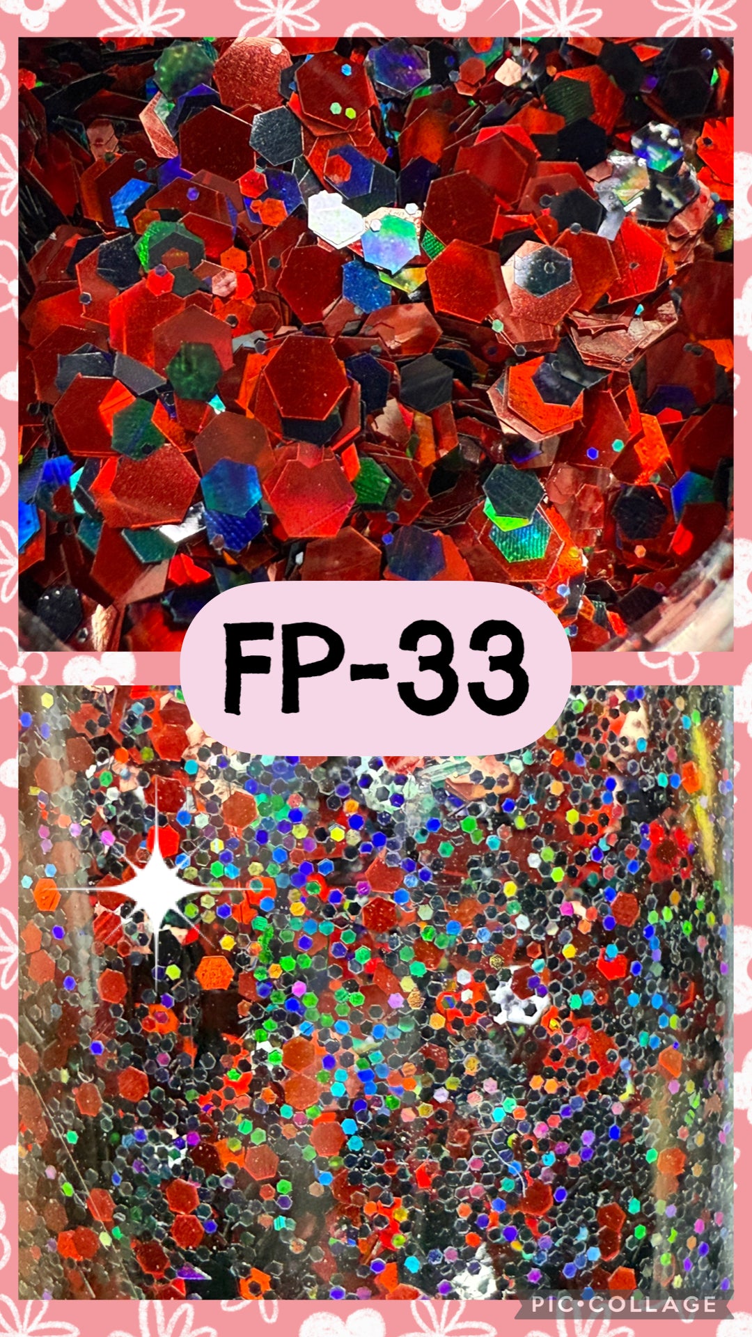 FP1-FP38 GLITTER COLORS