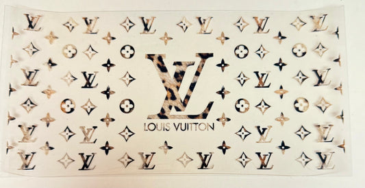 C527- (1PC) LV FASHION 16OZ UV DTF Transfer Wrap/Sticker for Cup/Tumbler