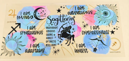 C421- HOROSCOPE- (1PC) 16OZ UV DTF Transfer Wrap/Sticker for Cup/Tumbler