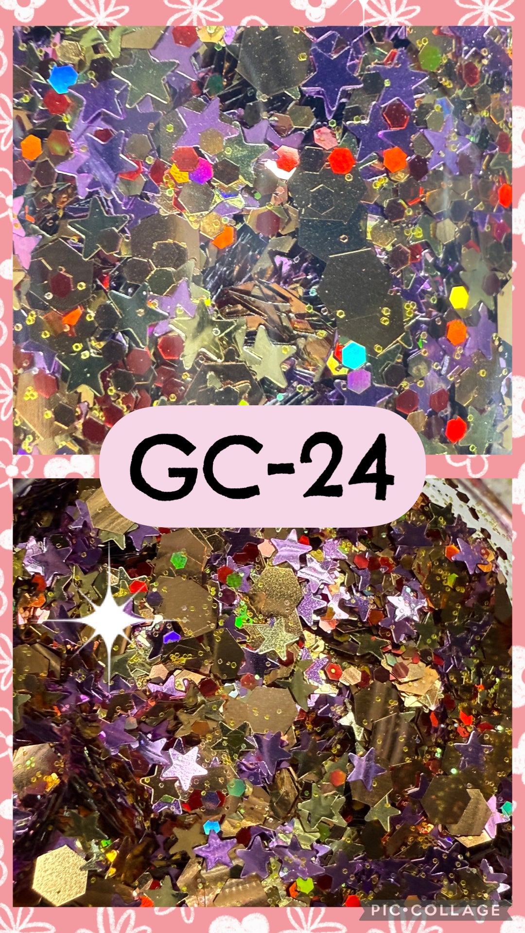 GC3-GC34 GLITTER COLORS