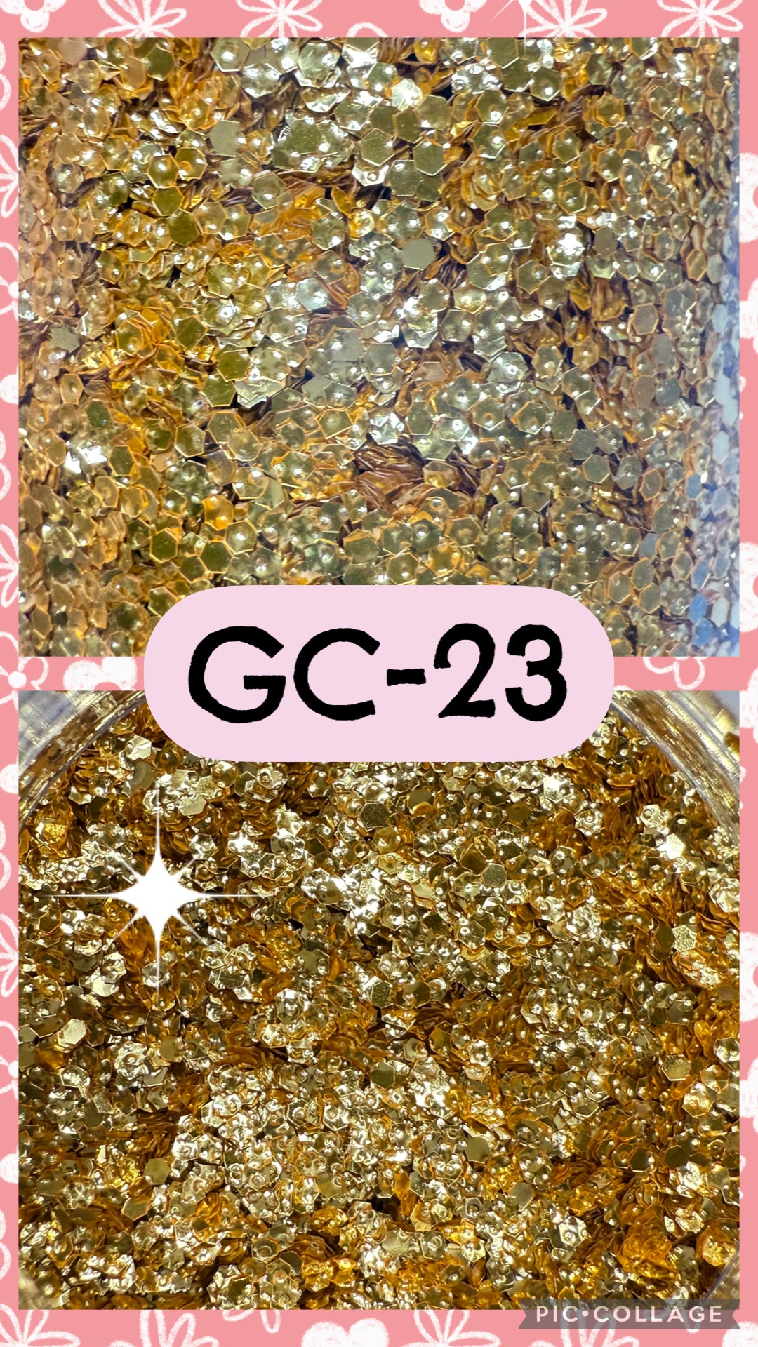 GC3-GC34 GLITTER COLORS