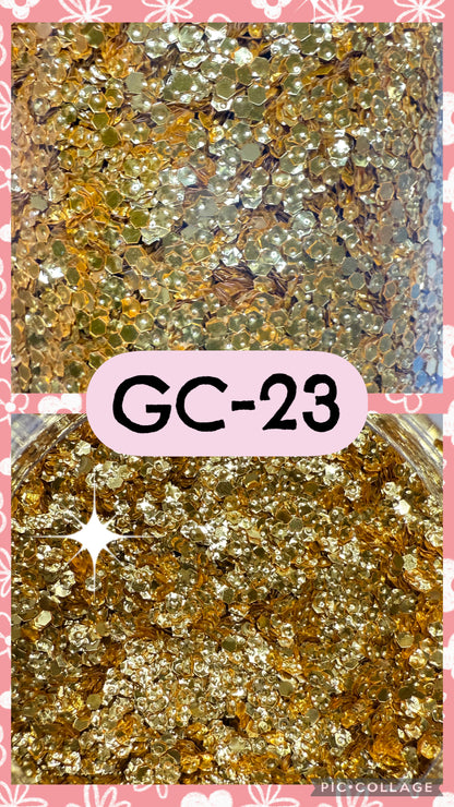 GC3-GC34 GLITTER COLORS