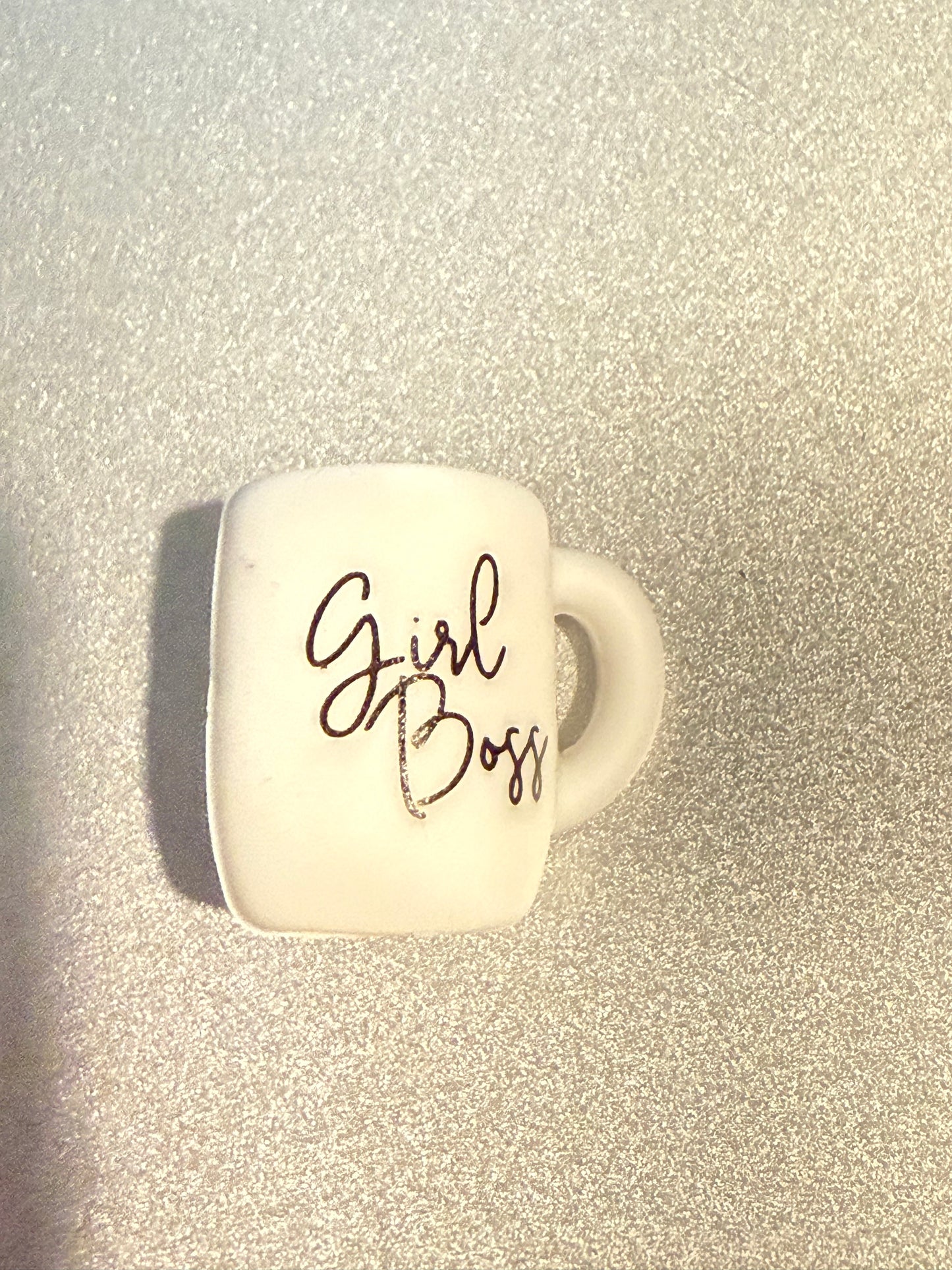 F/COF19 (1)PC 0.80" Choose Your Quote Coffee Mug Focal Bead for DIY Keychains, Wristlets, Cup Charms, Car Charms ETC