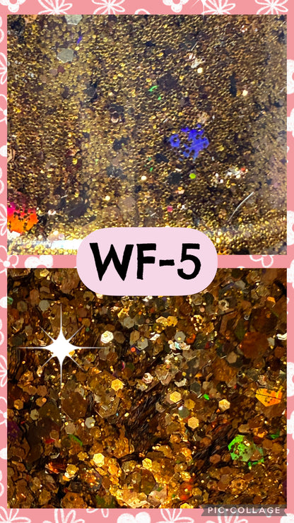 WF1-WF21 GLITTER COLORS