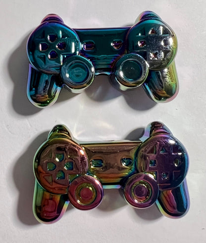 2 PCS- AURA BLACK Video Games/Gamer Girl/Boy UVAB Controller Beads image 1