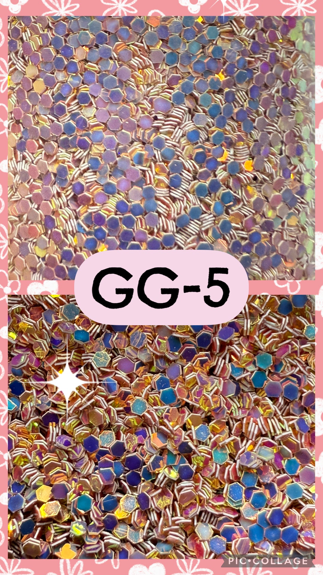 GG1-GG12 GLITTER COLORS