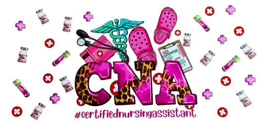 C285- (1PC) CNA 16OZ UV DTF Transfer Wrap/Sticker for Cup/Tumbler