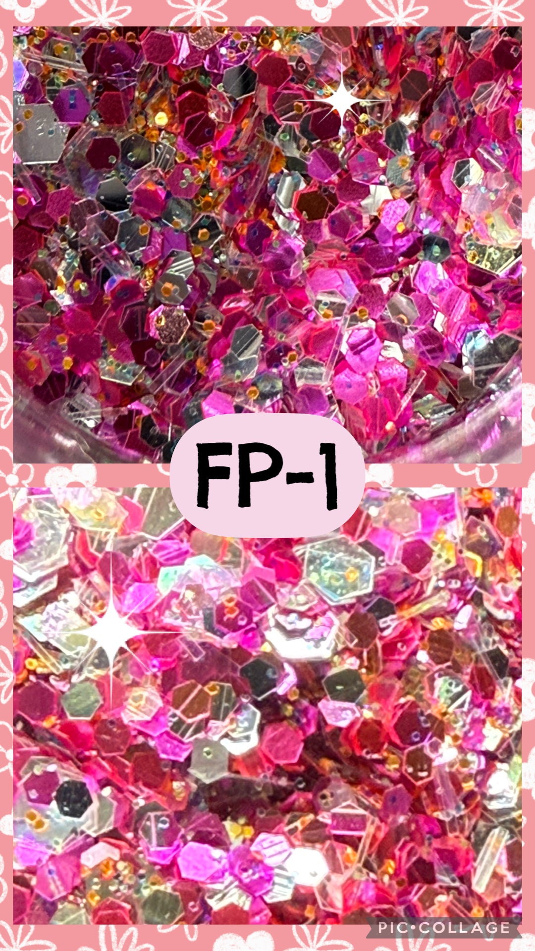 FP1-FP38 GLITTER COLORS