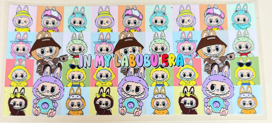 C510- (1PC) LABUBU ERA 16OZ UV DTF Transfer Wrap/Sticker for Cup/Tumbler